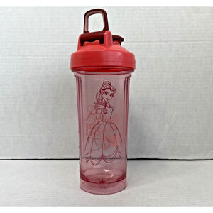 Blender Bottle Walt Disney Princess Beauty And The Beast 28 Oz USED